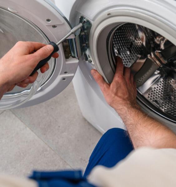 we specialize in all types of washer repair, including but not limited to, washing machine leaks, unbalanced loads, and damaged agitators