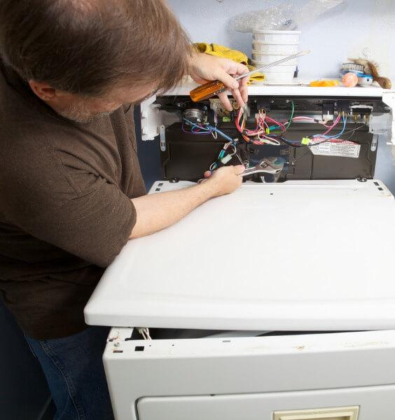 we specialize in all types of dryer repair, including mechanical, electrical, and heating problems